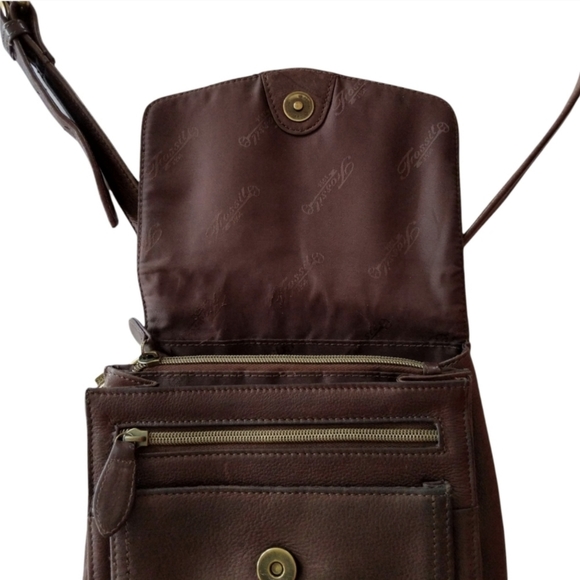 Vintage Fossil Brown Leather Crossbody - Picture 7 of 12